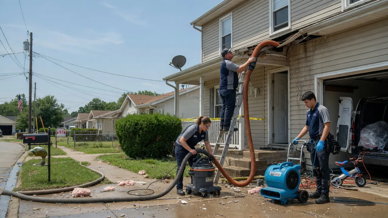 Water Damage Restoration in Harrisonville, PA near me